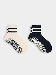Sweaty Betty Mini Pilates Rundhalset Gripper-sokker med design med dyr, 2 pakke - Bilde 1 av 4