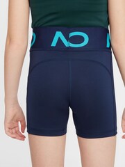 Nike Midnight Navy Pro Dri-FIT 3 Inch Super High Waist Shorts - Image 3 of 6