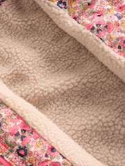 Boden Pink Borg Padded Jacket - Image 4 of 5