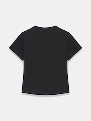 Mint Velvet Black Lace Trim T-Shirt - Image 7 of 7