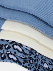 Sweaty Betty Blue Workout Trainer Socks 3 Pack - Image 3 of 4