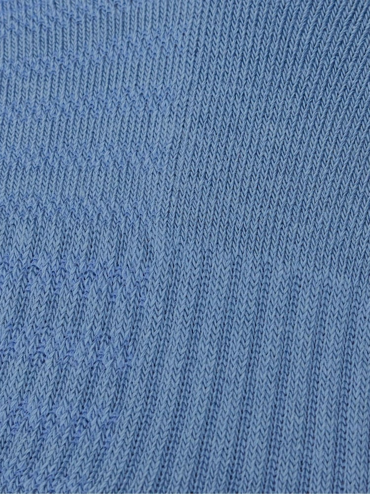 Sweaty Betty Blue Workout Trainer Socks 3 Pack - Image 4 of 4
