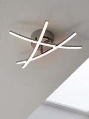 Chrome Amari LED Flush Ceiling Light - Image 2 of 12