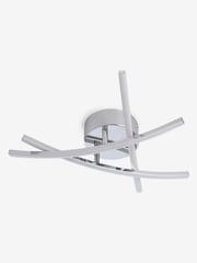 Chrome Amari LED Flush Ceiling Light - Image 5 of 12
