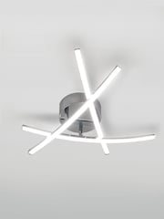 Chrome Amari LED Flush Ceiling Light - Image 6 of 12