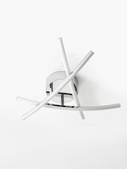 Chrome Amari LED Flush Ceiling Light - Image 8 of 12
