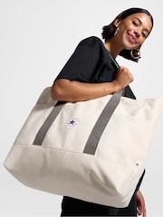 Converse Cream 100% Cotton Chuck Premium Canvas Tote Bag - Image 2 of 7
