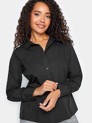 M&Co Black Fitted Poplin Shirt - Image 1 of 1