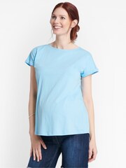 JoJo Maman Bébé Duck Egg Boyfriend Maternity T-Shirt - Image 1 of 1