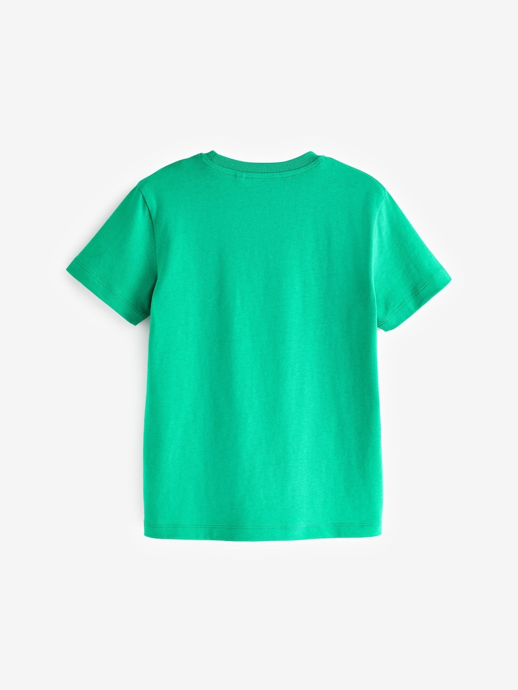 Green Jade Regular Fit Short Sleeve T-Shirt (3-16yrs) - Image 2 of 3