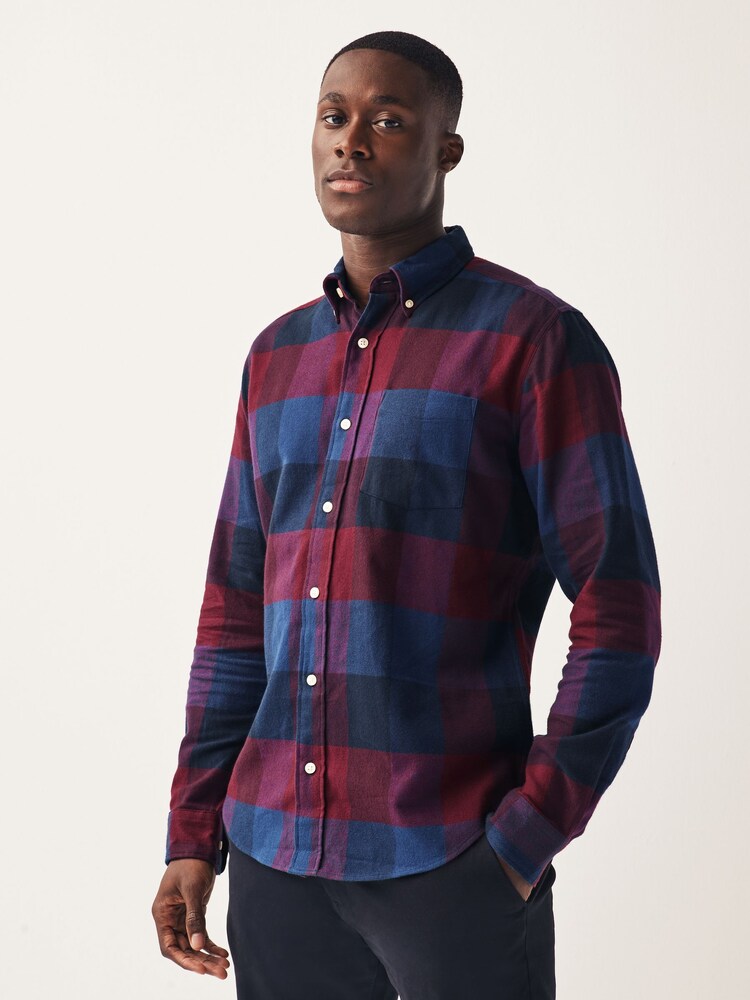 Red/Blue Check Long Sleeve Shirt - Image 1 of 7