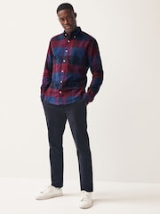 Red/Blue Check Long Sleeve Shirt - Image 2 of 7
