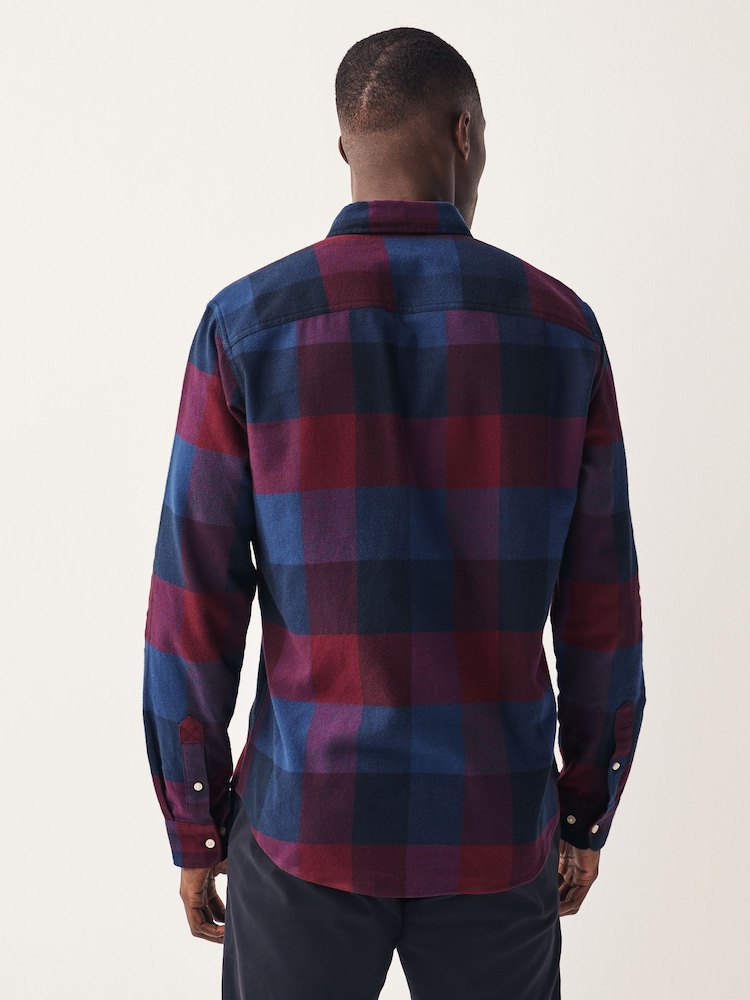 Red/Blue Check Long Sleeve Shirt - Image 3 of 7