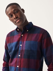 Red/Blue Check Long Sleeve Shirt - Image 4 of 7