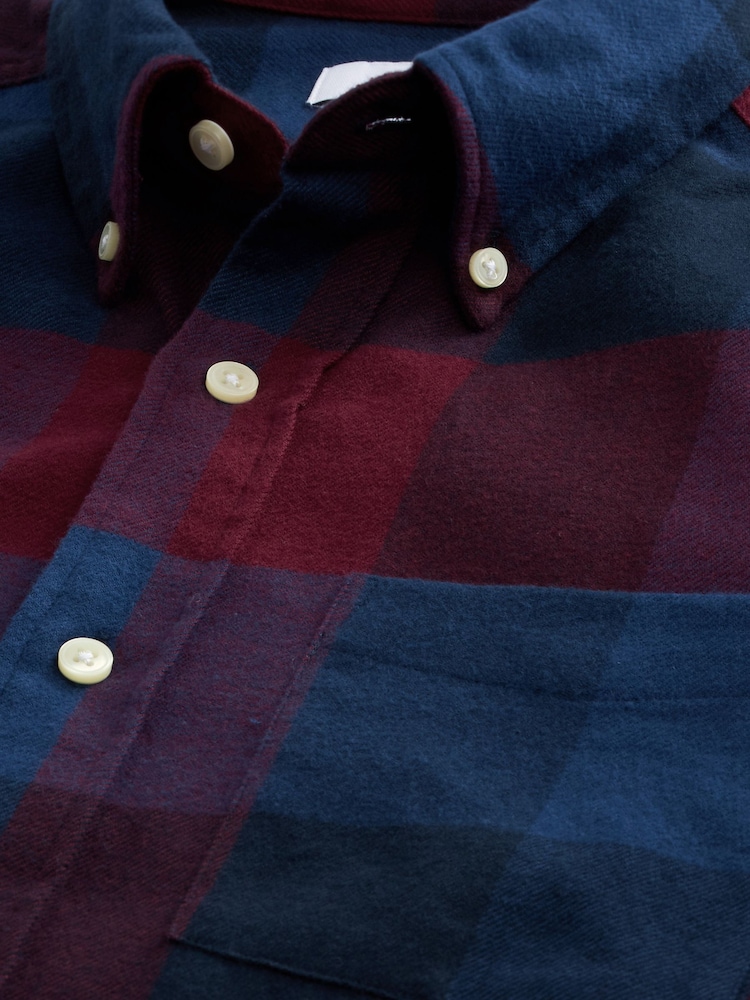 Red/Blue Check Long Sleeve Shirt - Image 6 of 7