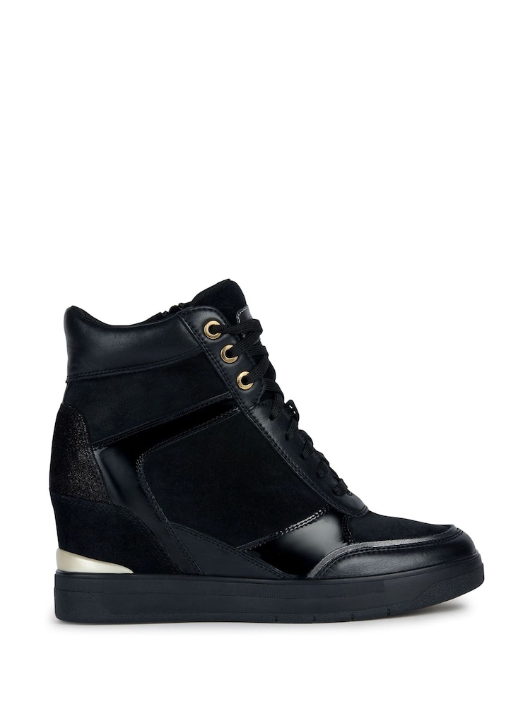 Geox Maurica Black Trainers - Image 1 of 4