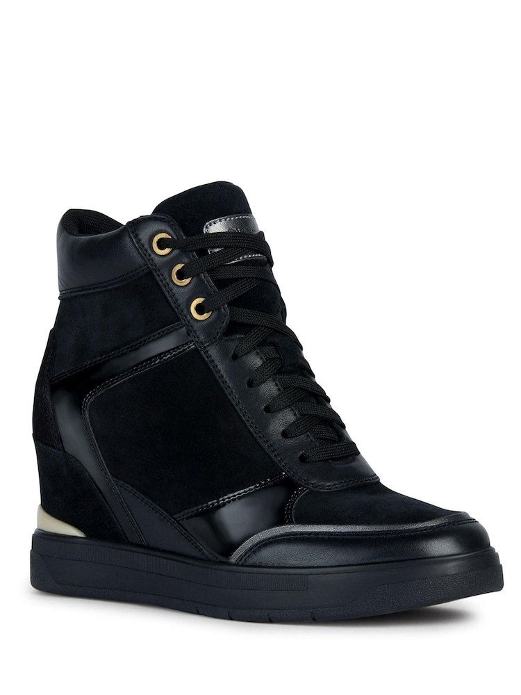 Geox Maurica Black Trainers - Image 2 of 4
