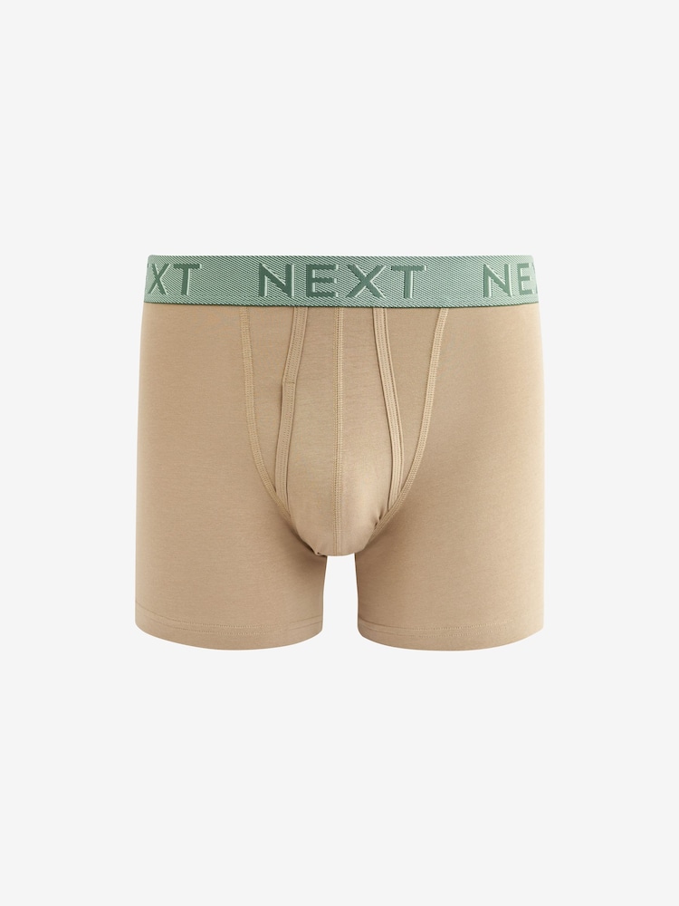 Blue/Grey/Pink 10 pack A-Front Boxers - Image 4 of 13