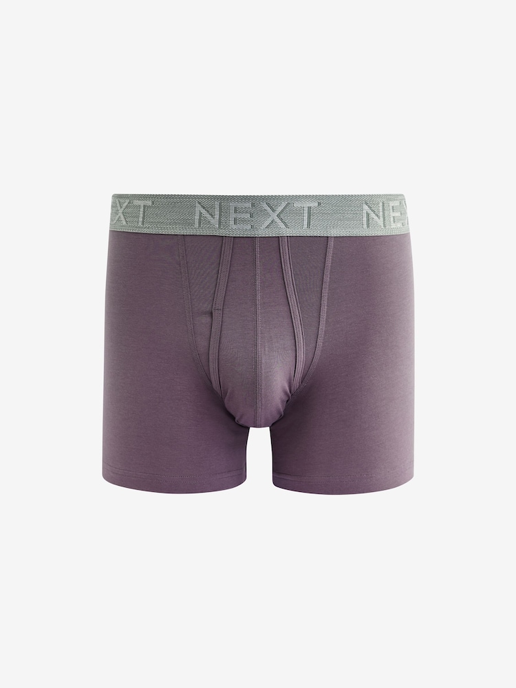 Blue/Grey/Pink 10 pack A-Front Boxers - Image 8 of 13