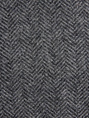 Grey Regular Fit Wool Rich Herringbone Blazer - Image 9 of 13