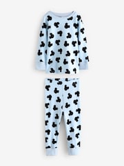 Bleu/Écru Mickey Mouse - Pyjama Snuggle 3 Pack (9mths-10yrs) - Image 8 de 11