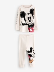 Bleu/Écru Mickey Mouse - Pyjama Snuggle 3 Pack (9mths-10yrs) - Image 9 de 11