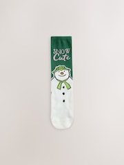 Christmas The Snowman Licensed Ankle Socks 4 Pack - Image 2 of 7