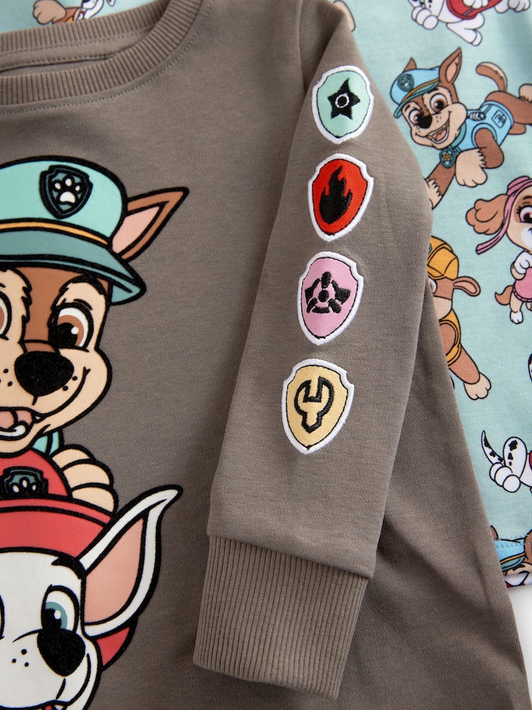 Blue/Grey Paw Patrol 2 Pack Snuggle Pyjamas (9mths-9yrs) - Image 11 of 11
