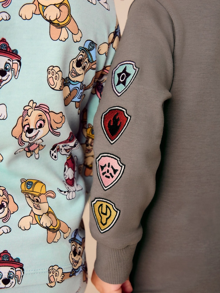 Blue/Grey Paw Patrol 2 Pack Snuggle Pyjamas (9mths-9yrs) - Image 5 of 11