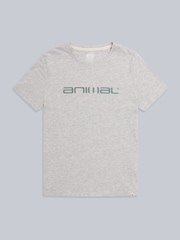 Animal Grey Womens Marina Logo 100% Cotton T-Shirt - Image 6 of 7