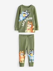 Хаки/Cream Bluey - уютный пижамный 2 набор (12mths-9yrs) - Изображение 6 из 8
