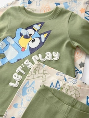 Хаки/Cream Bluey - уютный пижамный 2 набор (12mths-9yrs) - Изображение 8 из 8