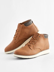 Tan Brown Sports Boots - Image 3 of 6