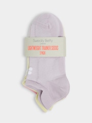 Sweaty Betty Pink Lightweight Trainer Socks 3 Pack - Image 2 of 4