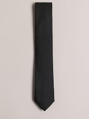 Ted Baker Black Phillo Textured Silk Tie - Image 1 of 4