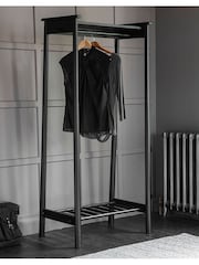 Gallery Home Black Virginia Open Wardrobe - Image 1 of 6