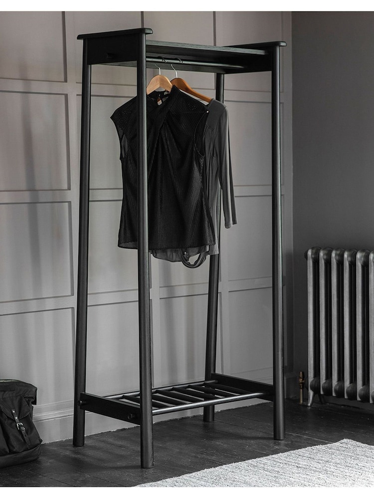 Gallery Home Black Virginia Open Wardrobe - Image 1 of 6