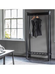 Gallery Home Black Virginia Open Wardrobe - Image 2 of 6