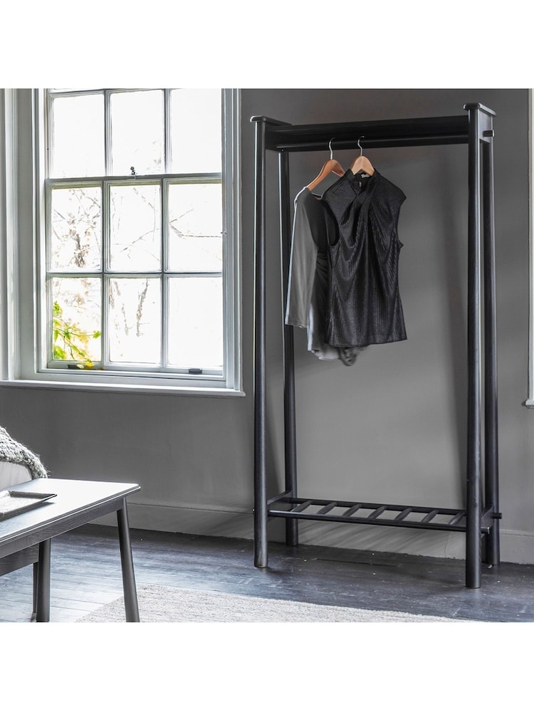 Gallery Home Black Virginia Open Wardrobe - Image 2 of 6
