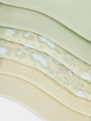 Sweaty Betty Green Lightweight Trainer Socks 3 Pack - Image 3 of 4
