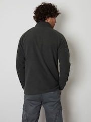 Threadbare Grey Zip Up Microfleece Jacket - Image 2 of 4