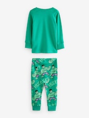 Marvel Red/Green/Blue Snuggle Pyjamas 3 Pack (9mths-8yrs) - Image 6 of 10