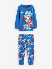 Marvel Red/Green/Blue Snuggle Pyjamas 3 Pack (9mths-8yrs) - Image 7 of 10