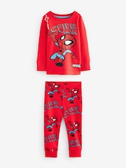 Marvel Red/Green/Blue Snuggle Pyjamas 3 Pack (9mths-8yrs) - Image 8 of 10