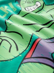 Marvel Red/Green/Blue Snuggle Pyjamas 3 Pack (9mths-8yrs) - Image 9 of 10