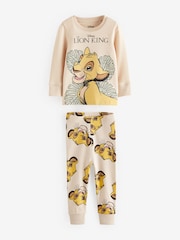 Lion King Green/Ecru Cream 100% Cotton Snuggle Pyjamas 2 Pack (9mths-9yrs) - Image 6 of 9
