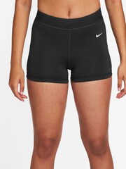 Nike Black Dri-FIT Pro Mid Rise 3 Mesh Shorts - Image 1 of 1