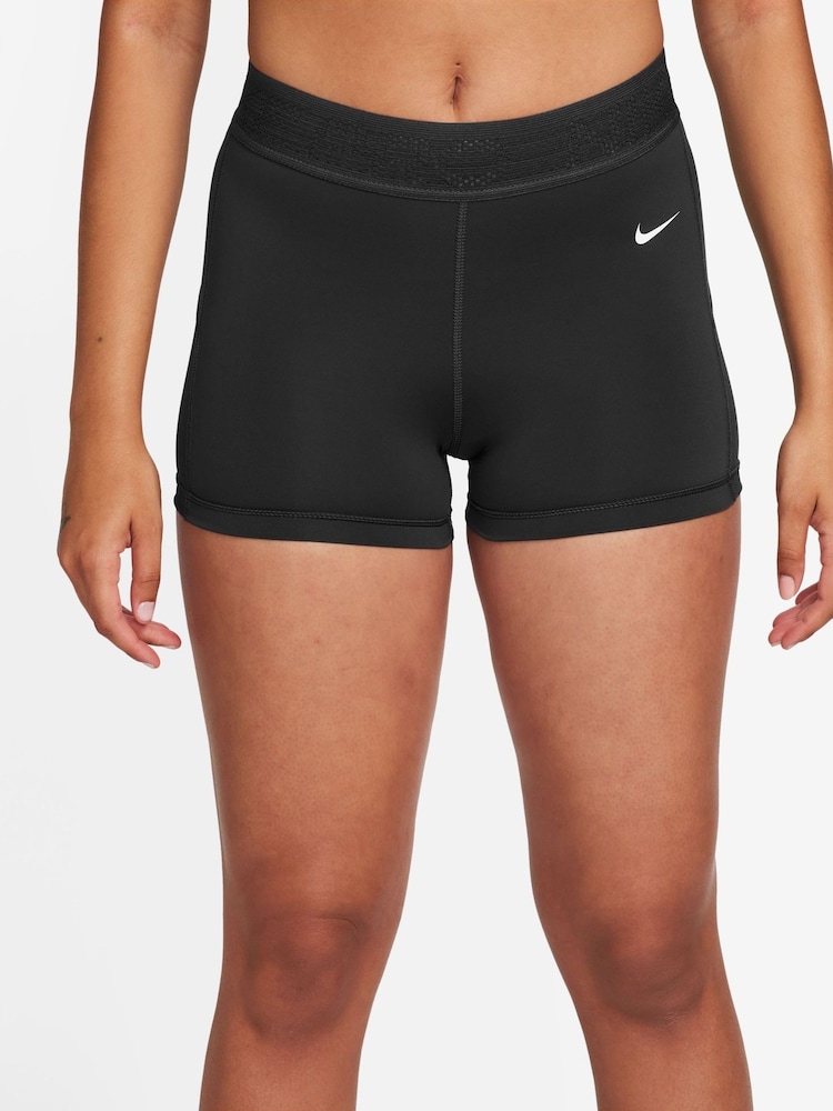 Nike Black Dri-FIT Pro Mid Rise 3 Mesh Shorts - Image 1 of 1