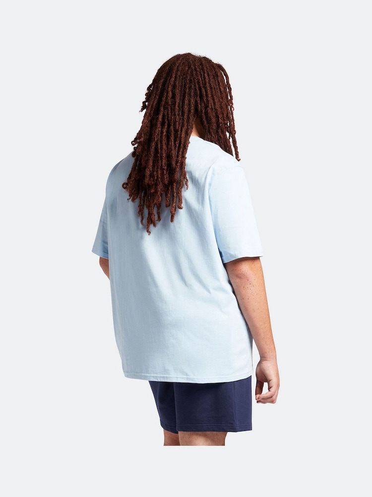 Lyle & Scott Light Blue 100% Cotton Big Crew Neck T-Shirt - Image 2 of 4