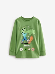 Black/Green Minecraft License Pyjamas 2 Pack (5-16yrs) - Image 5 of 12